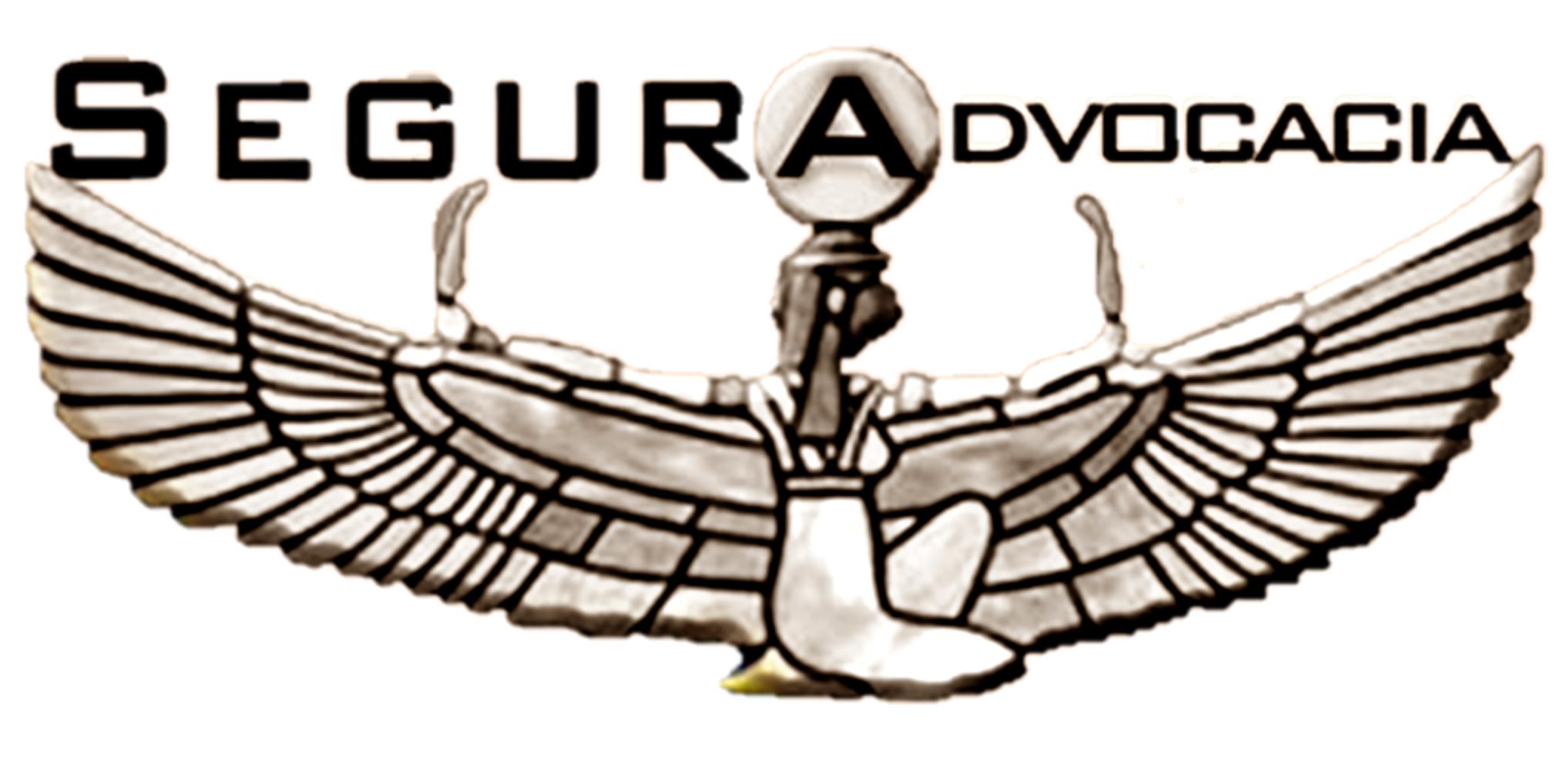 Logo Segura Advocacia - Deusa Maat da Justiça